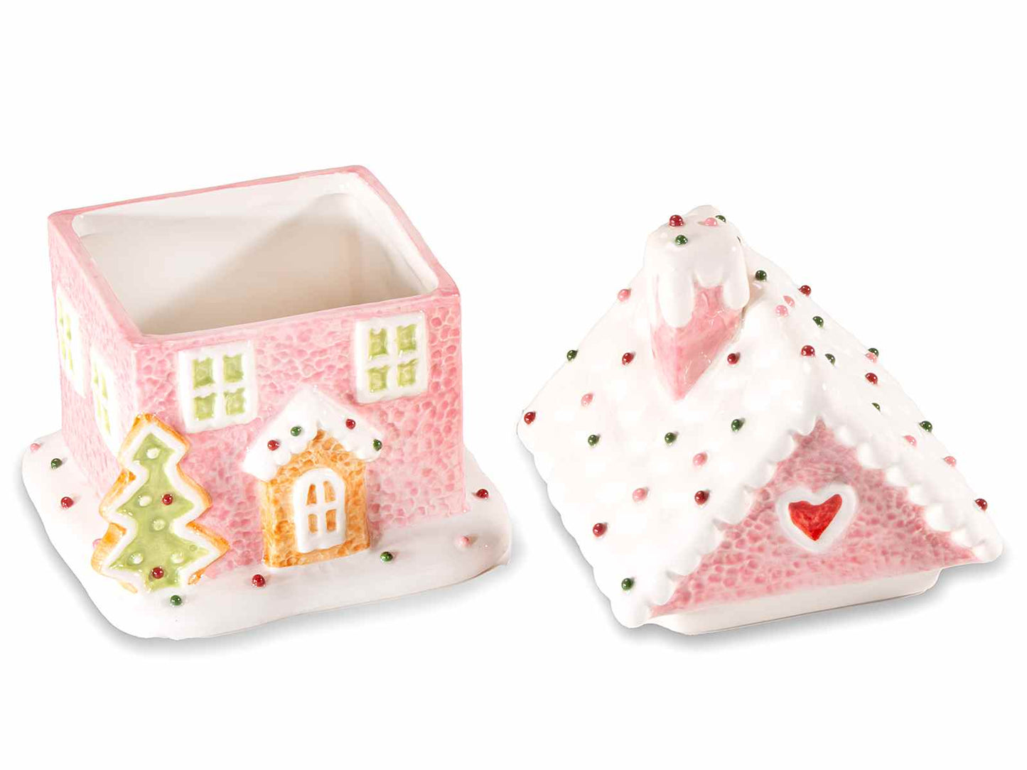 Barattolo casetta rosa