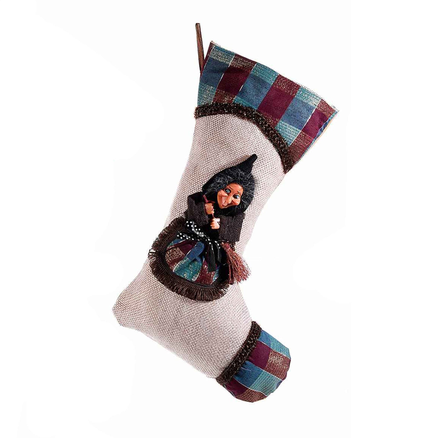 Calza Befana bordeaux