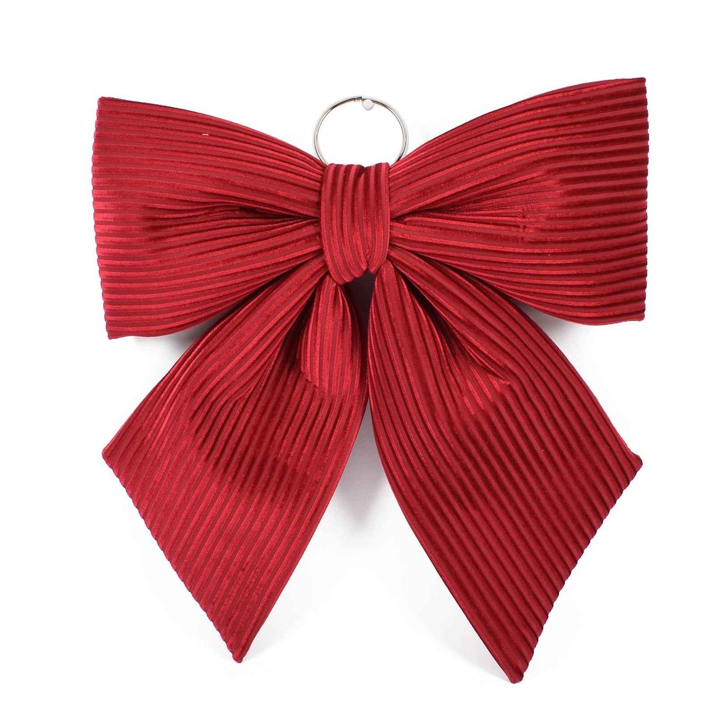 Fiocco in velluto bordeaux