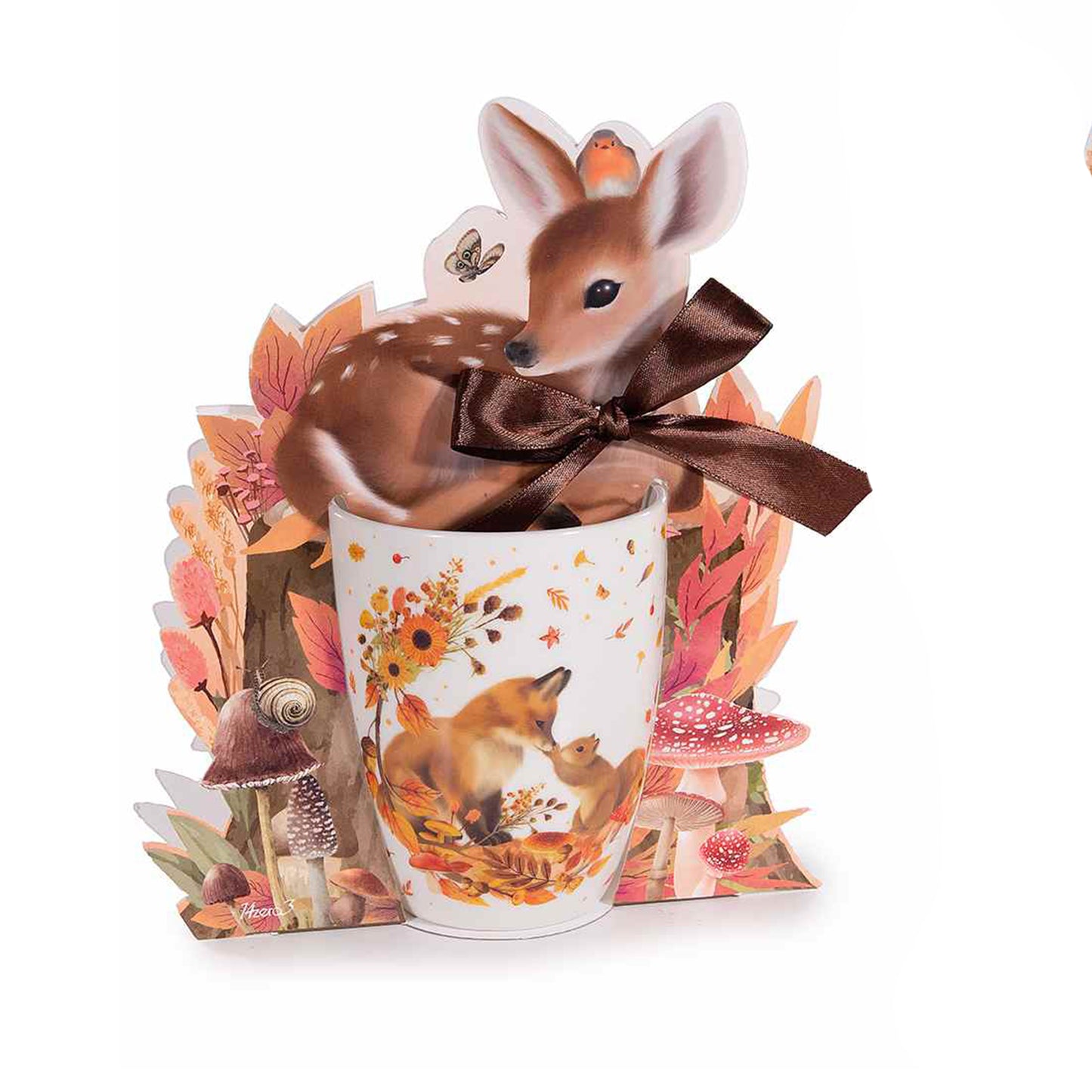 IN ARRIVO Tazza con confezione regalo volpe