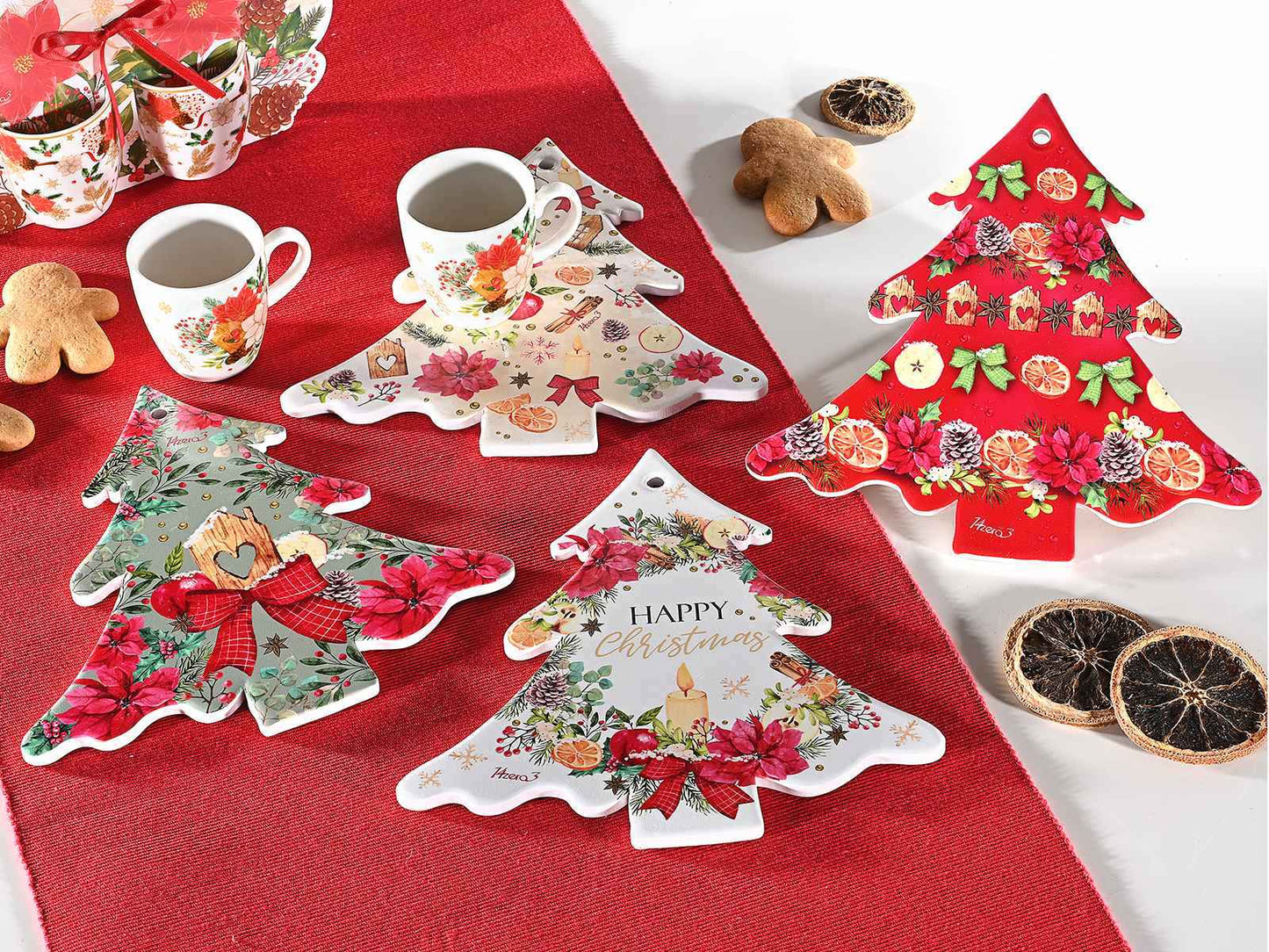 Sottopentola albero happy Christmas