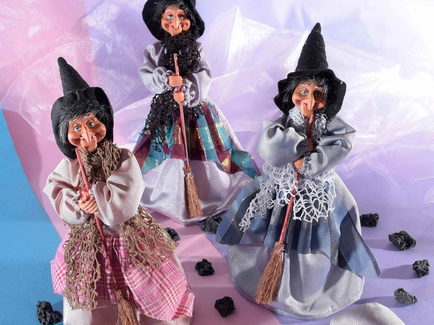 Befana contenitore bluette