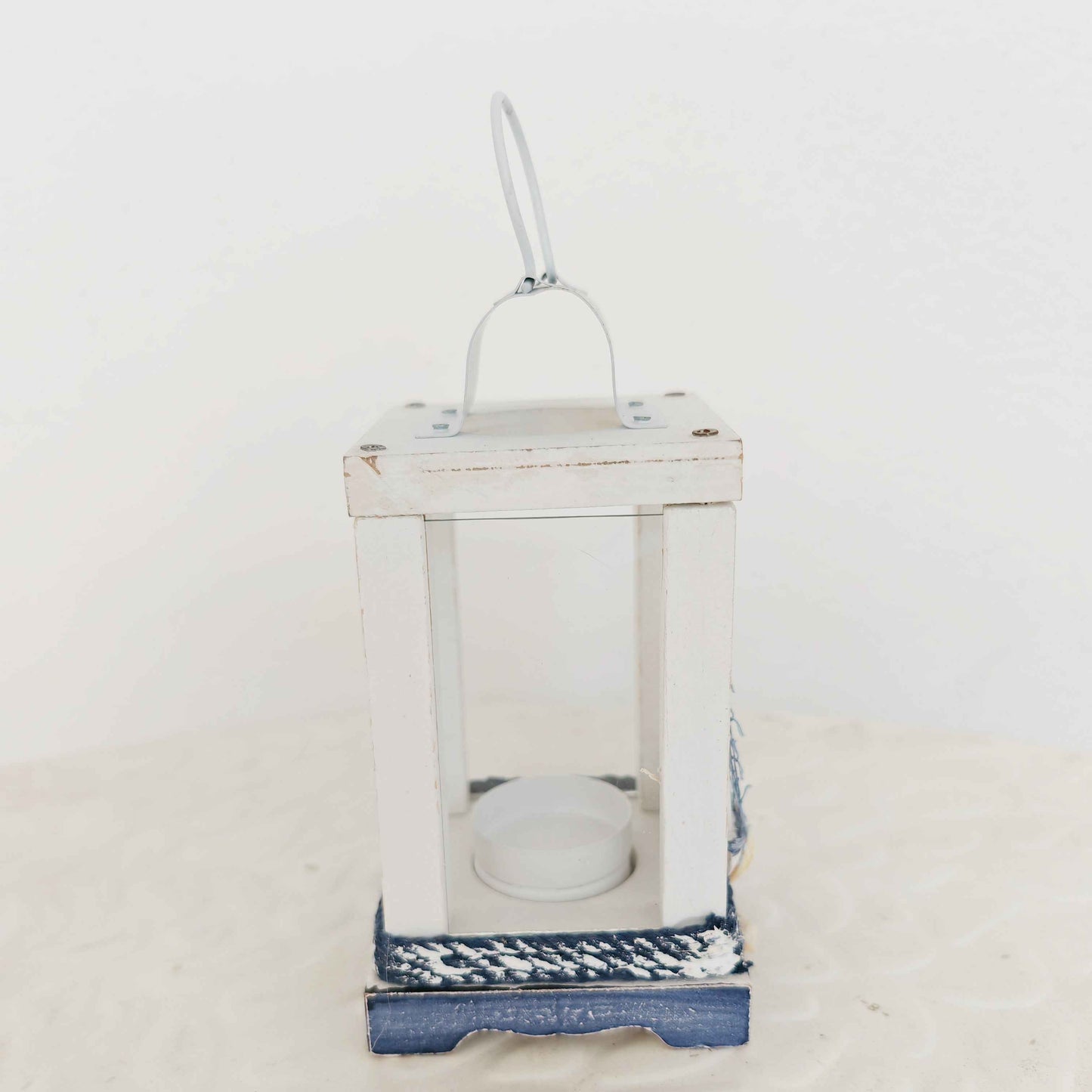 Lanterna in legno barca a vela