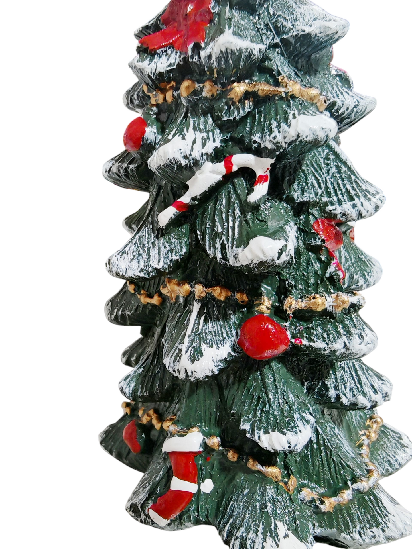 Albero in resina con decori