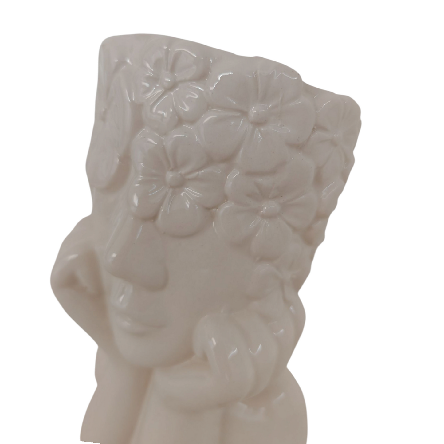 Vaso porcellana bianca maxi