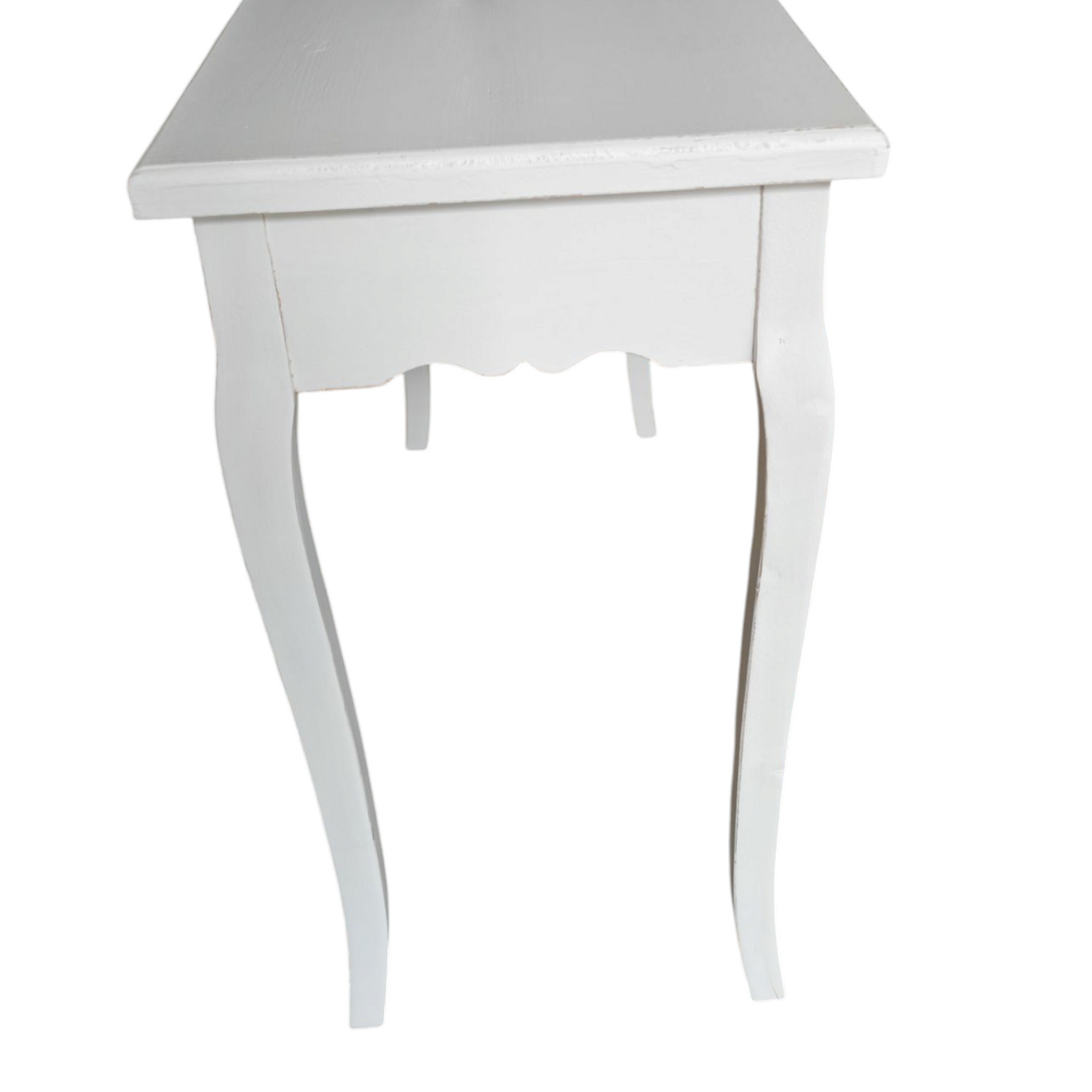 Consolle in legno bianco