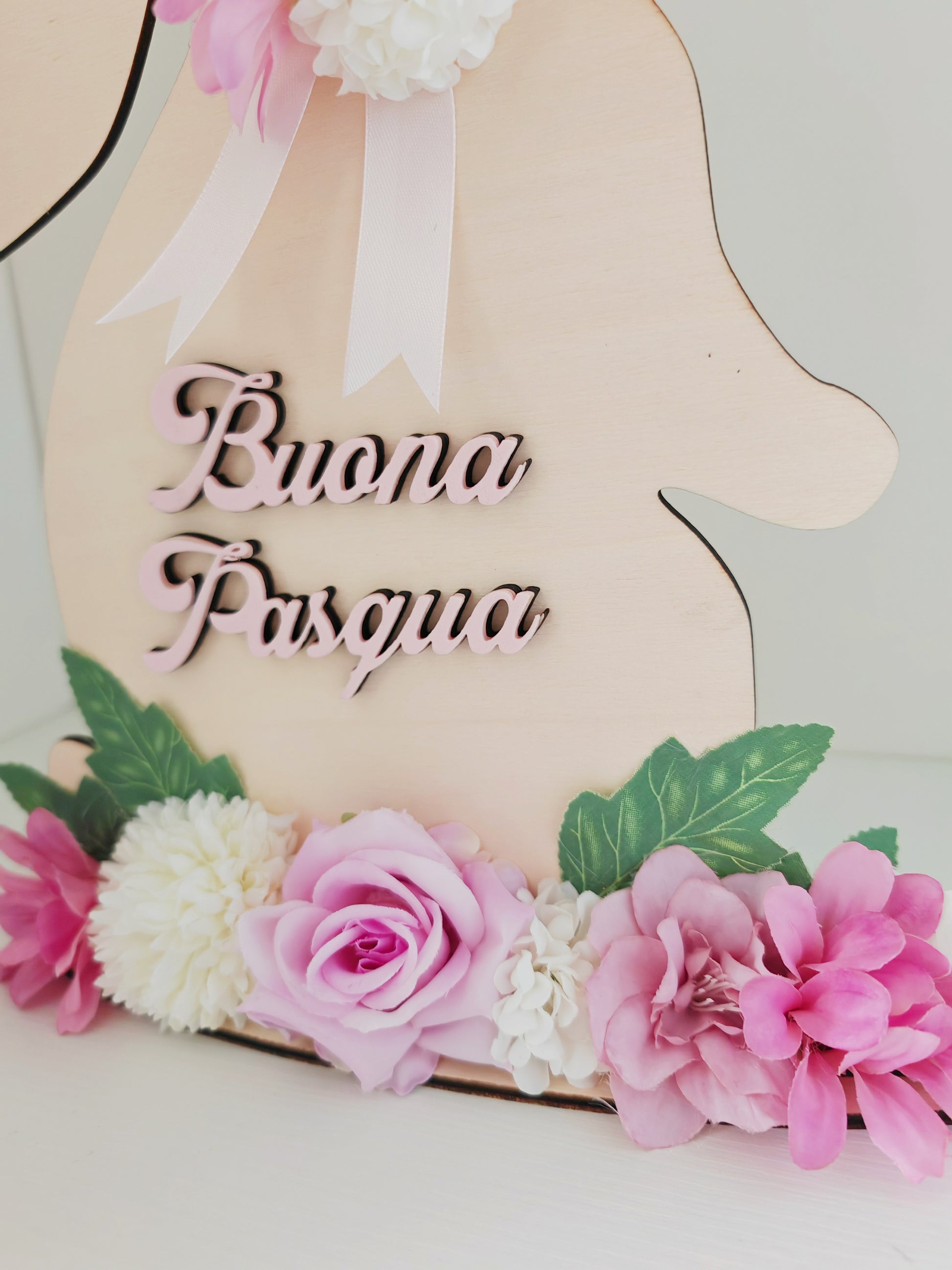 Coniglio in legno lilla - Best Moment Decor