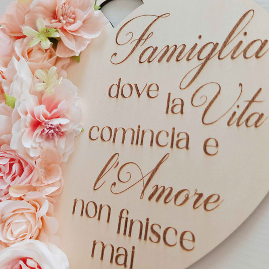 Fuoriporta pesca in legno inciso