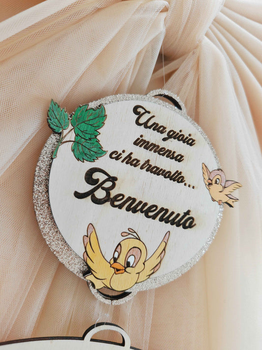 Fiocco nascita leoncino