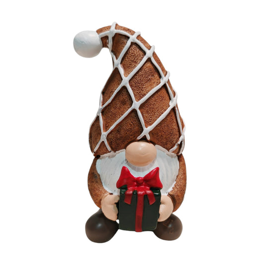 Gnomo con pacco regalo