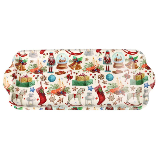 Vassoio melamina vintage toys rettangolare