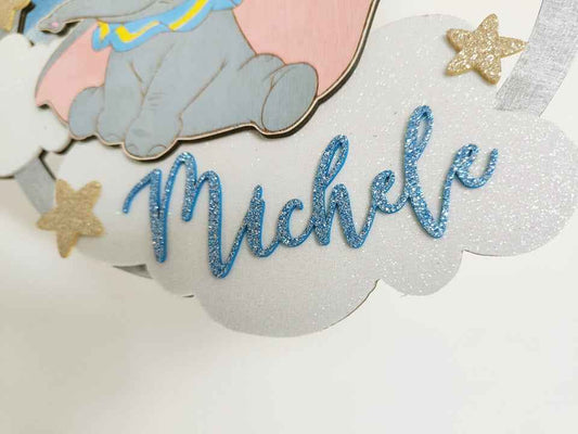 Fiocco nascita elefantino