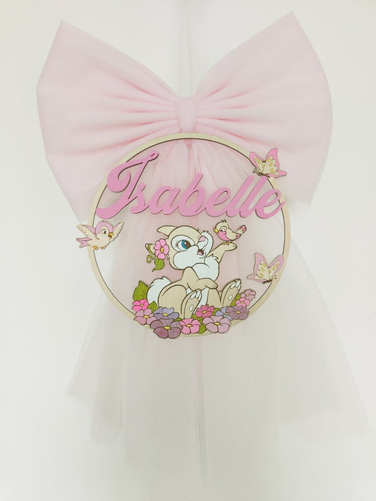 Fiocco nascita coniglietta - Best Moment Decor