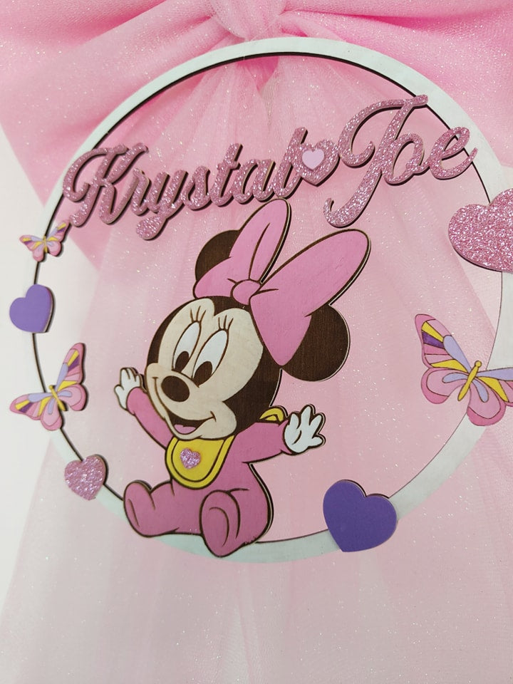 Fiocco nascita Minnie Baby - Best Moment Decor