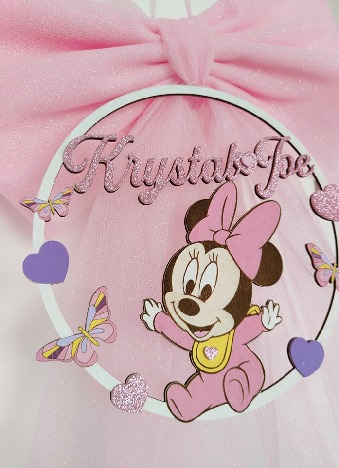 Fiocco nascita Minnie Baby - Best Moment Decor