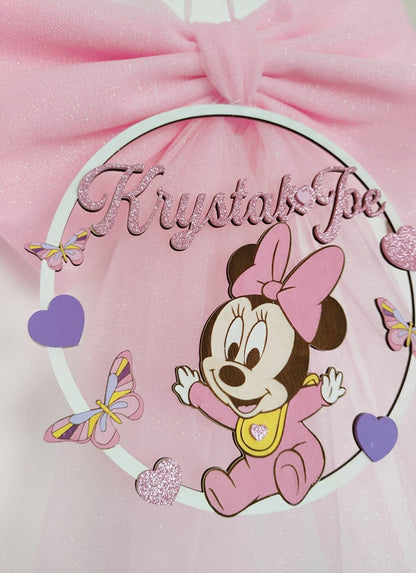 Fiocco nascita Minnie Baby - Best Moment Decor