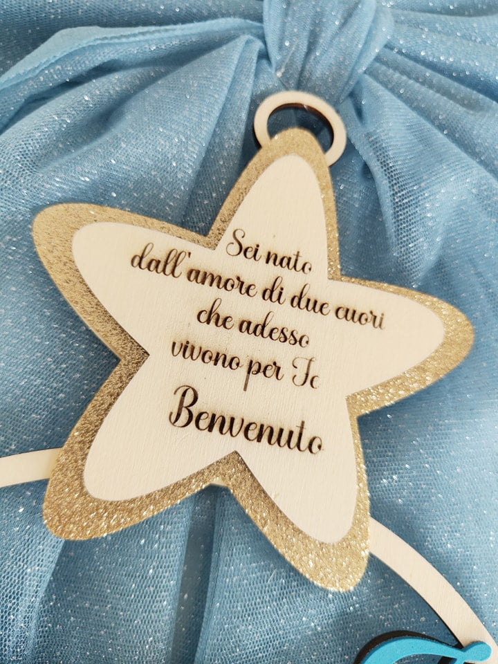 Fiocco nascita Topolino Baby - Best Moment Decor