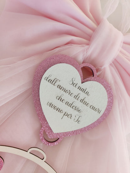 Fiocco nascita Baby Minnie & Pluto - Best Moment Decor