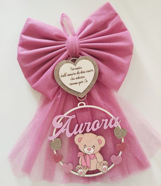 Fiocco nascita Orsetto - Best Moment Decor