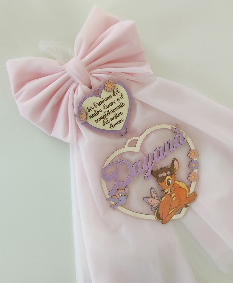 Fiocco nascita bambi - Best Moment Decor
