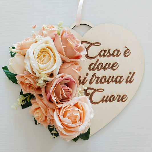 Fuoriporta pesca in legno inciso - Best Moment Decor