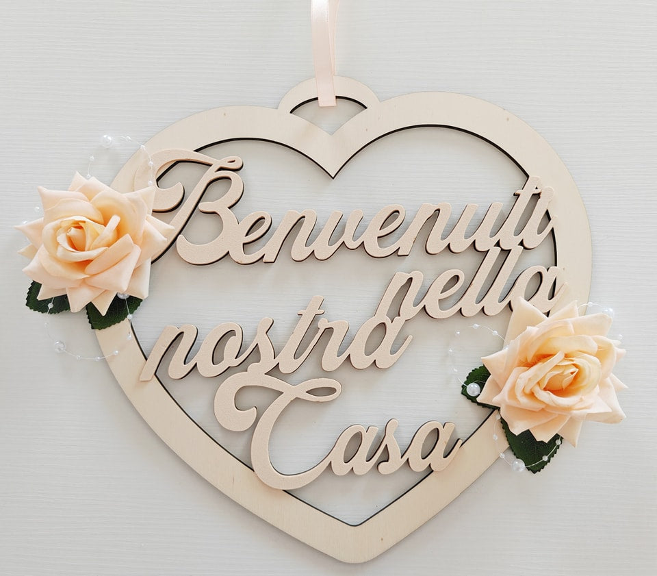 Fuoriporta pesca in legno intagliato - Best Moment Decor