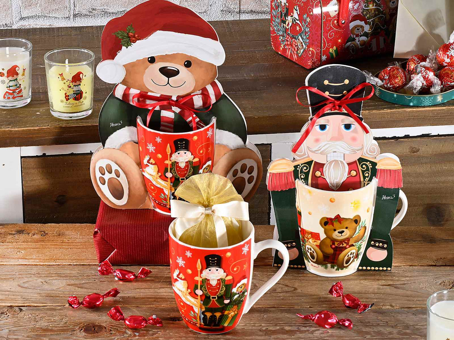 Tazza con scatola regalo Christmas decor