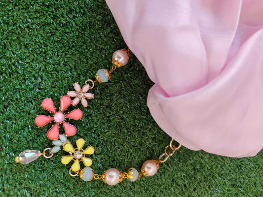 Foulard gioiello rosa