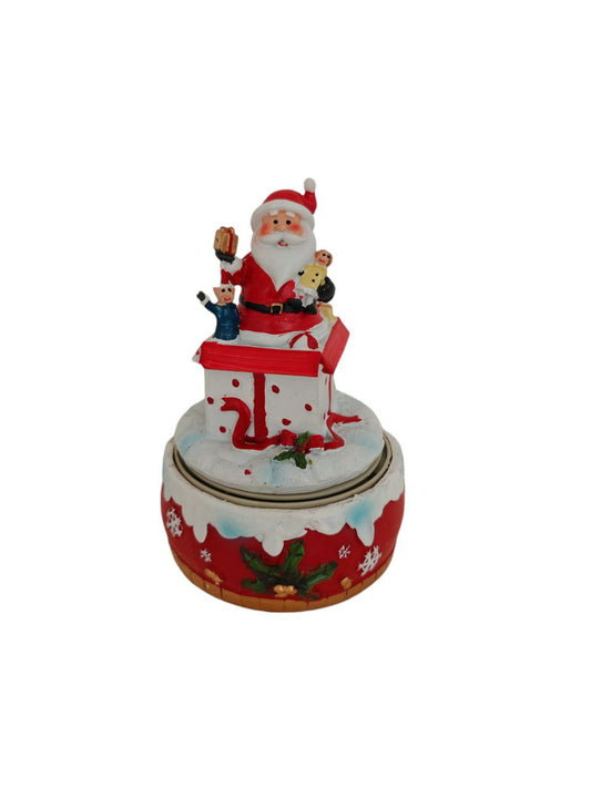 Carillon girevole Babbo e regali