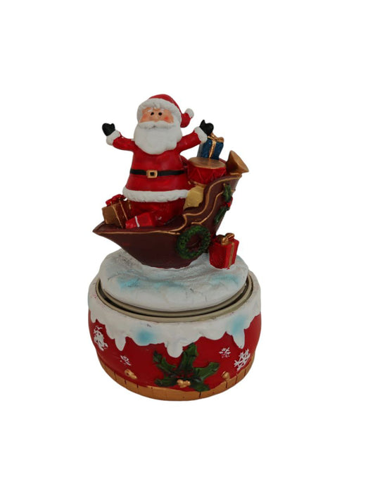 Carillon girevole Babbo Natale