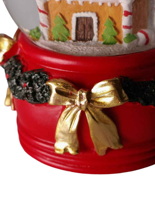 Palla di neve fiocchi oro