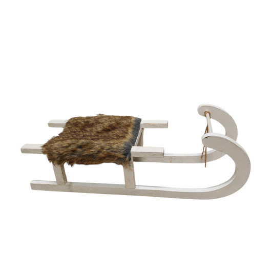 Slitta in legno