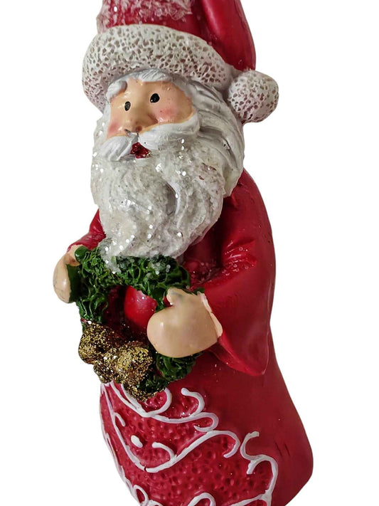 Babbo in resina ghirlanda