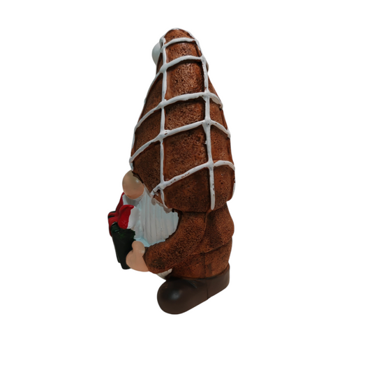 Gnomo con pacco regalo