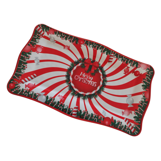 Vassoio maxi in melamina Natale