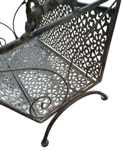 Portariviste in ferro stile shabby chic