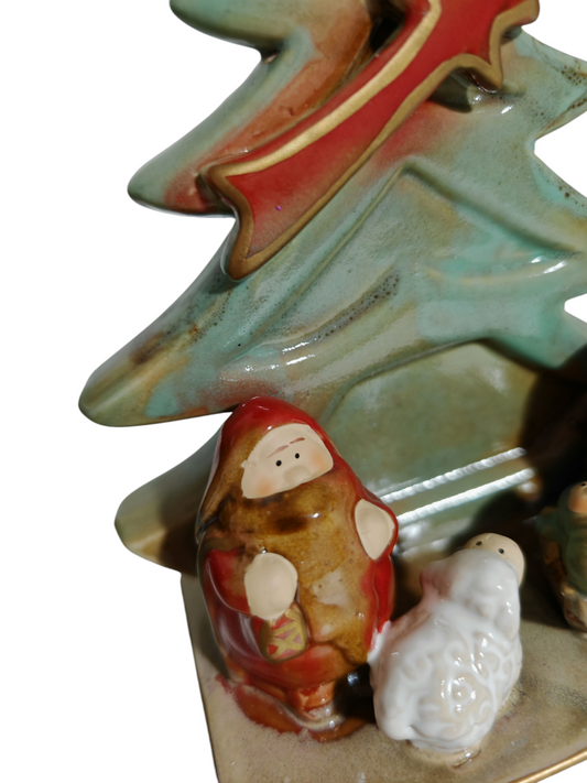 Presepe in porcellana lucida