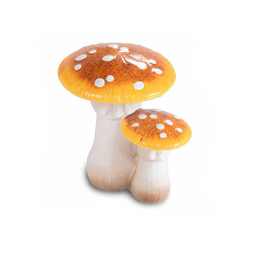 Coppia funghi decorativi maxi