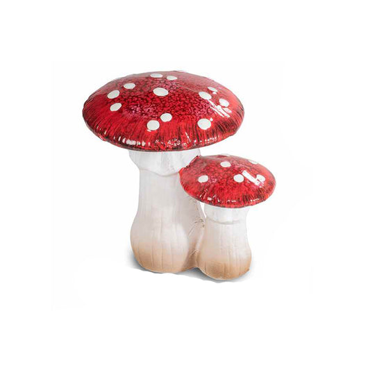 Coppia funghi decorativi maxi
