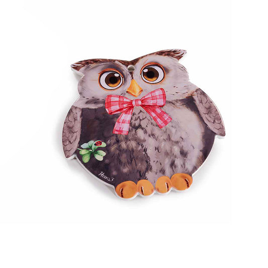 Sottopentola gufo fiocco