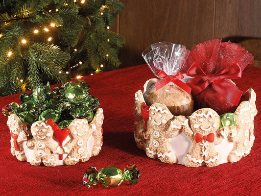 Vaso in ceramica pan di zenzero piccolo