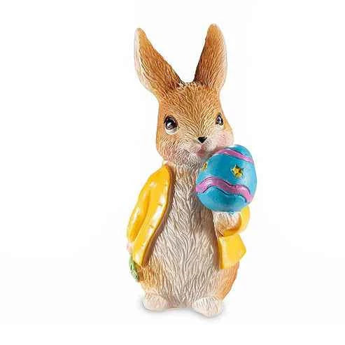 Coniglietti in resina set 4 pezzi