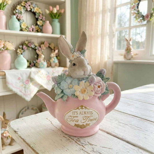 IN ARRIVO Coniglietto in tazza rosa