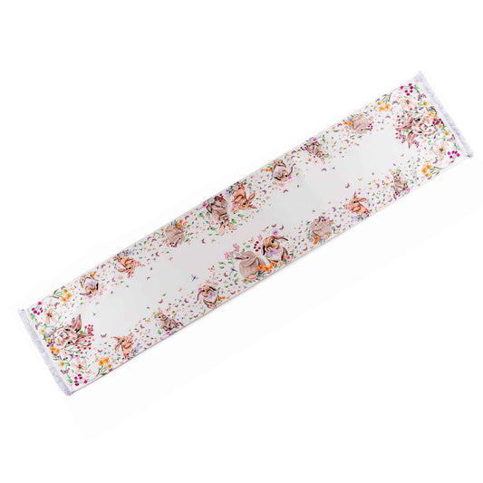 Runner tavola Bunny white