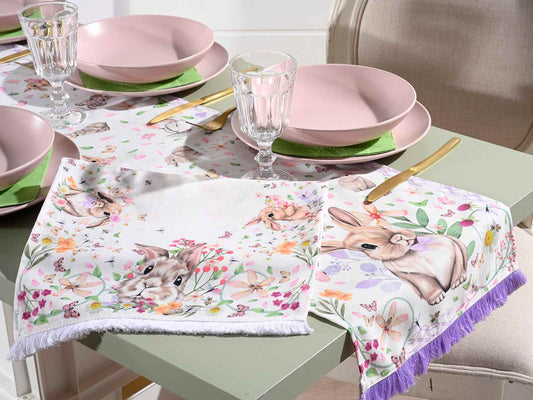 Runner tavola Bunny violet