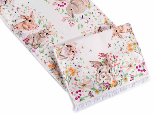 Runner tavola Bunny white
