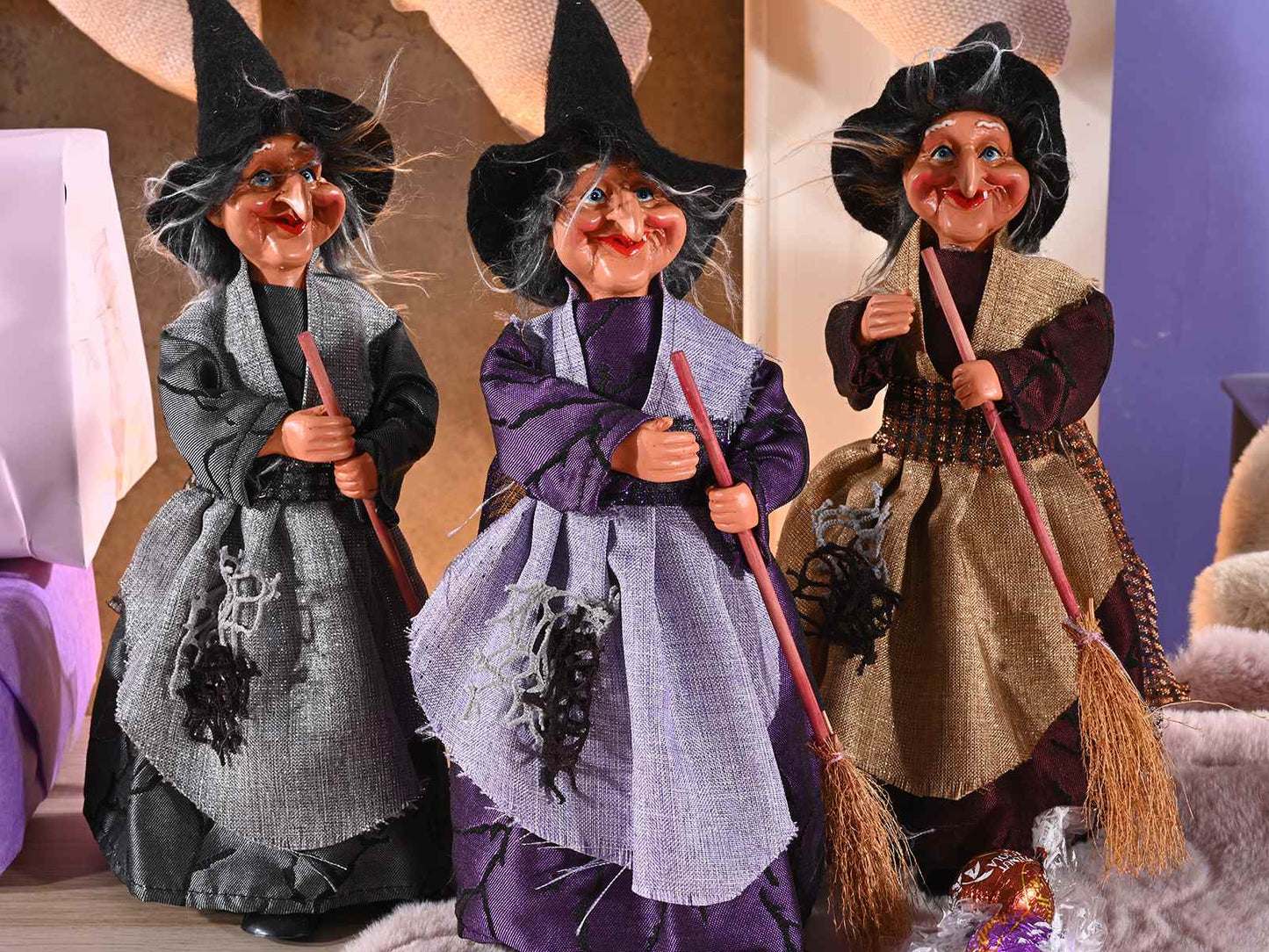 Befana contenitore nera