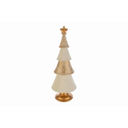 Albero di Natale panna e oro maxi