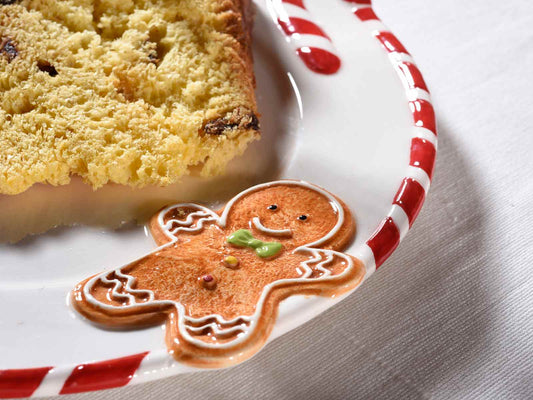 Piatto in ceramica biscottini medio