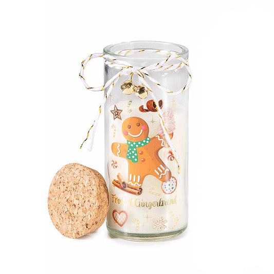 Candela profumata in barattolo gingerbread